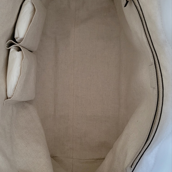 Authentic GucciBree Convertible Top Handle Bag Guccissima Leather Large - Beige - Picture 4 of 10